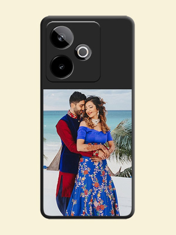 Image Upload With Space Black Color On Custom Soft Matte Mobile Back Cover - Realme Gt 7 5G