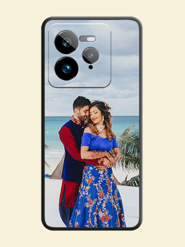Full Single Pic Upload On Space Black Custom Soft Matte Mobile Back Cover - Realme GT 7 Pro