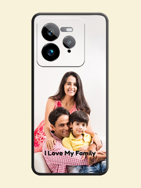 Full Single Pic Upload With Text On Space Black Custom Soft Matte Mobile Back Cover - Realme GT 7 Pro