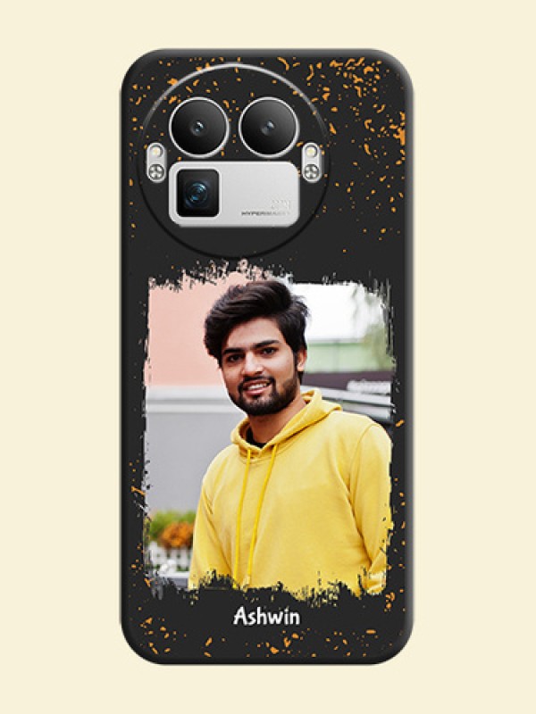 Spray Free Design on Photo On Space Black Custom Soft Matte Mobile Back Cover - Realme GT 8 Pro