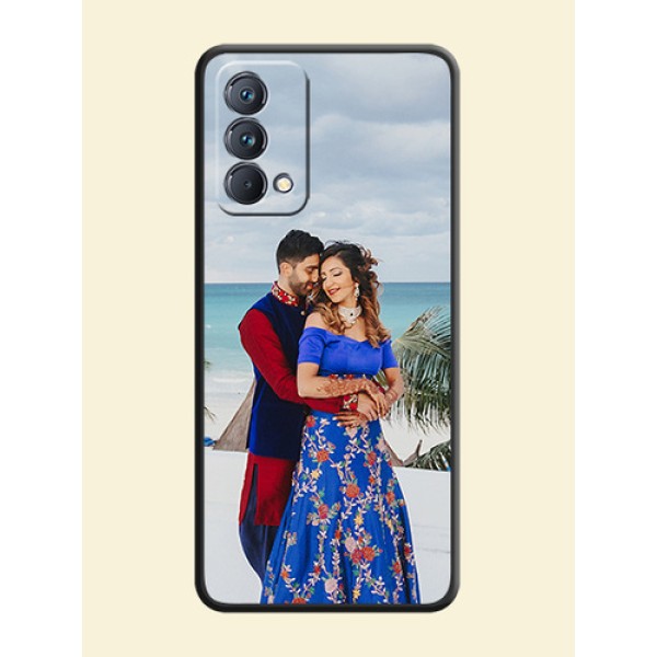 Full Single Pic Upload On Space Black Personalized Soft Matte Phone Covers -Realme Gt Master