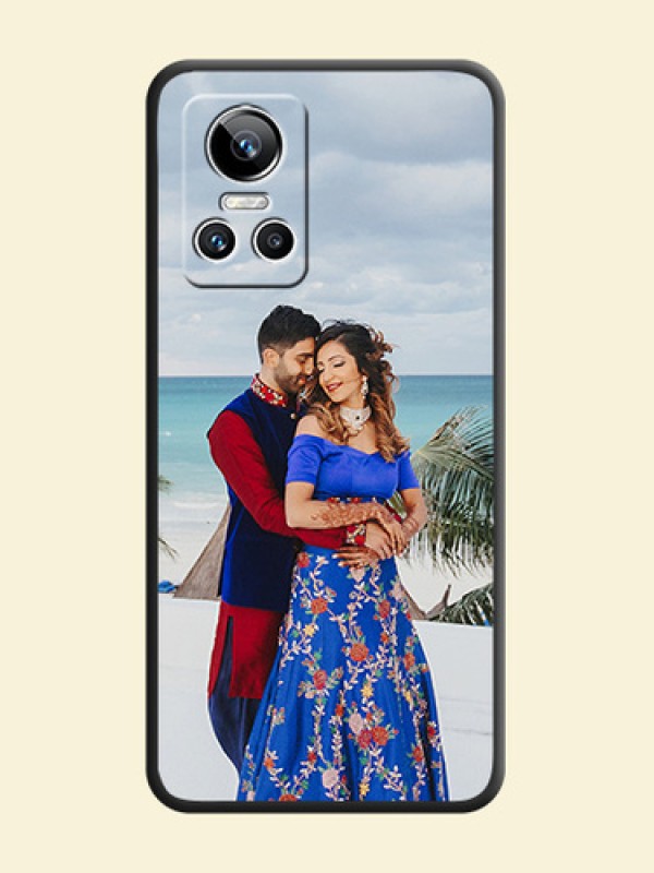 Full Single Pic Upload On Space Black Personalized Soft Matte Phone Covers -Realme Gt Neo 3 150W