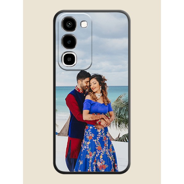Full Single Pic Upload On Space Black Custom Soft Matte Mobile Back Cover - Realme Narzo 100x 5G Full Single Pic Upload On Space Black Custom Soft Matte Mobile Back Cover - Realme Narzo 100x 5G