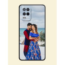 Full Single Pic Upload On Space Black Personalized Soft Matte Phone Covers -Realme Narzo 30 5G