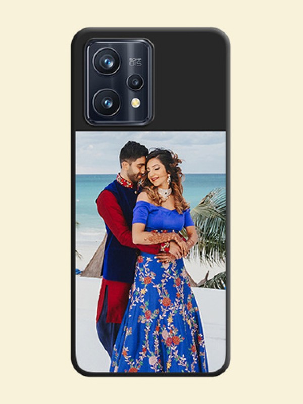 Image Upload With Space Black Color On Custom Soft Matte Mobile Back Cover - Realme Narzo 50 Pro 5G