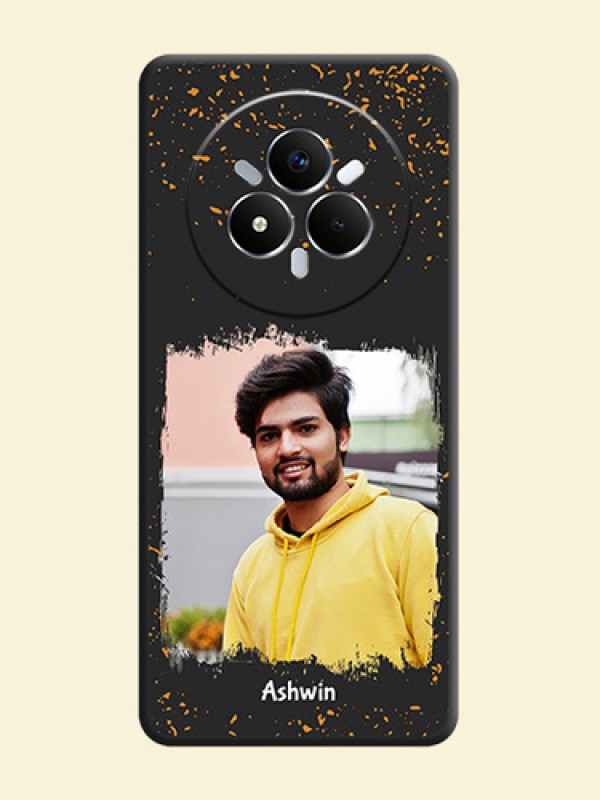 Spray Free Design on Photo On Space Black Custom Soft Matte Mobile Back Cover - Realme Narzo 80 Pro 5G