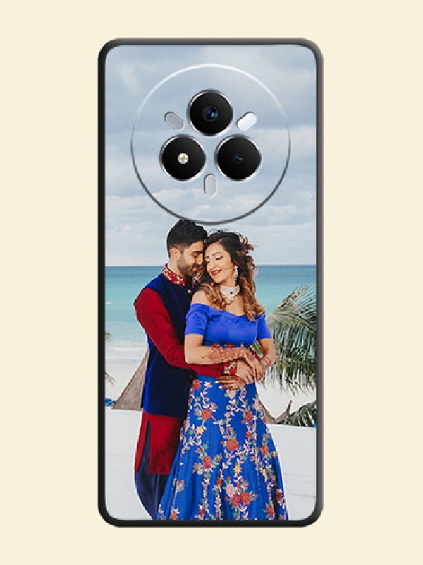 Full Single Pic Upload On Space Black Custom Soft Matte Mobile Back Cover - Realme Narzo 80 Pro 5G