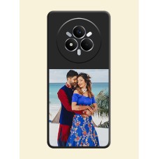 Image Upload With Space Black Color On Custom Soft Matte Mobile Back Cover - Realme Narzo 80 Pro 5G