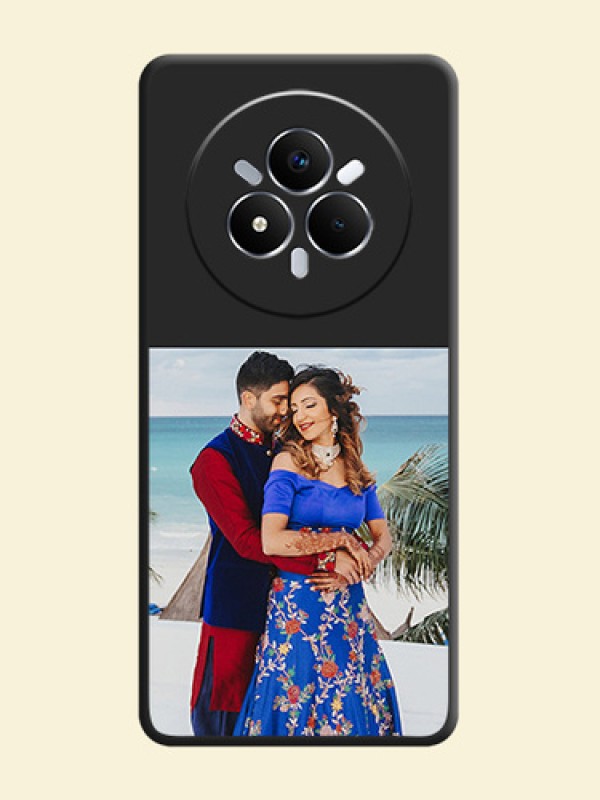 Image Upload With Space Black Color On Custom Soft Matte Mobile Back Cover - Realme Narzo 80 Pro 5G