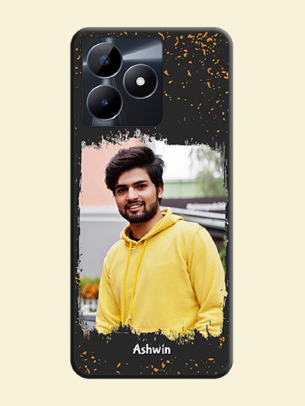 Spray Free Design - Photo on Space Black Soft Matte Phone Cover - Realme Narzo N53