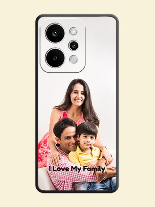 Full Single Pic Upload With Text On Space Black Custom Soft Matte Mobile Back Cover - Realme Narzo Power 5G
