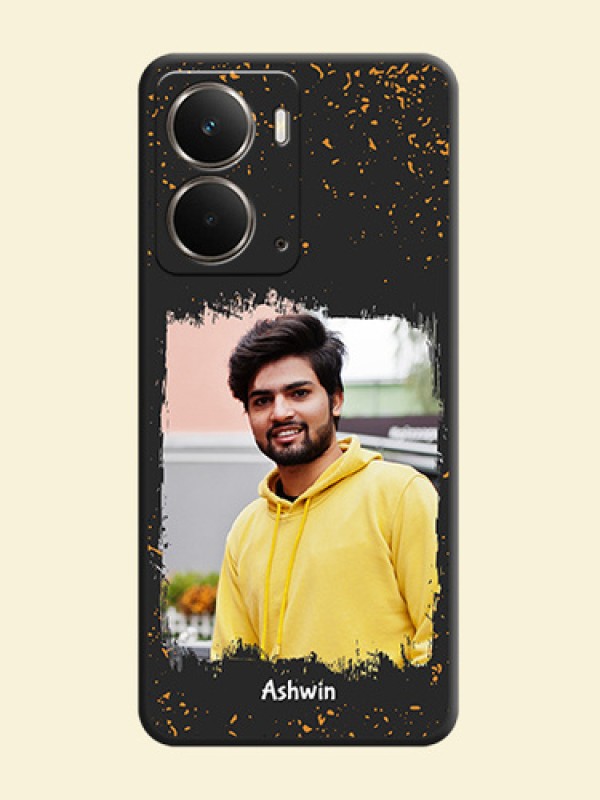 Spray Free Design on Photo On Space Black Custom Soft Matte Mobile Back Cover - Realme P3 5G