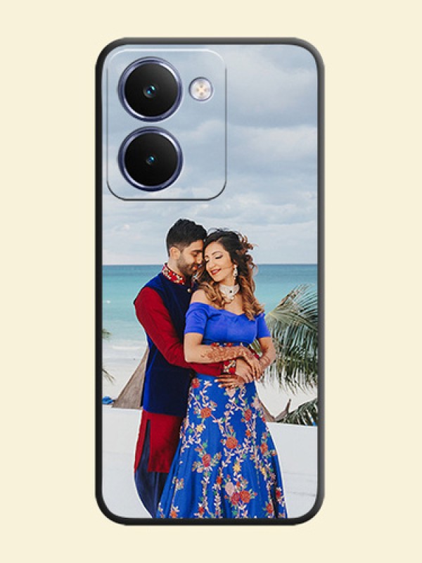 Full Single Pic Upload On Space Black Custom Soft Matte Mobile Back Cover - Realme P3 Ultra 5G