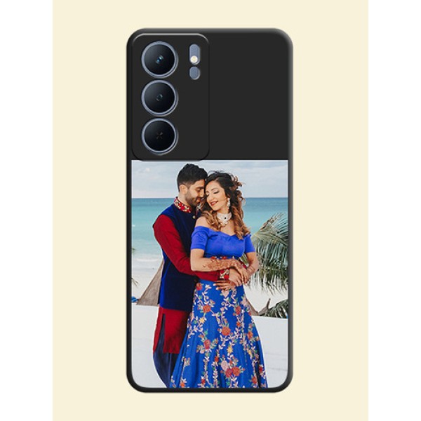 Image Upload With Space Black Color On Custom Soft Matte Mobile Back Cover - Realme P3X 5G Image Upload With Space Black Color On Custom Soft Matte Mobile Back Cover - Realme P3X 5G