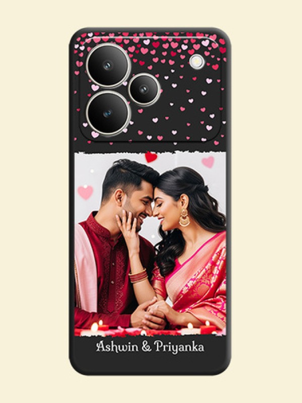Fall in Love with Your Partner on Photo On Space Black Custom Soft Matte Mobile Back Cover - Realme P4 5G