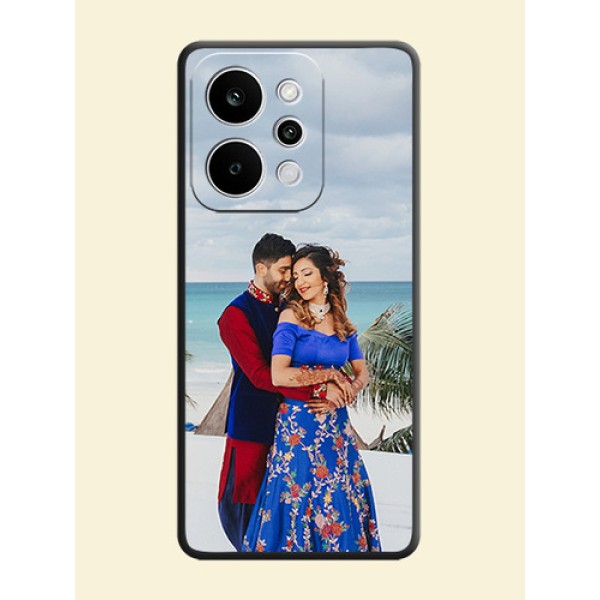 Full Single Pic Upload On Space Black Custom Soft Matte Mobile Back Cover - Realme P4 Power 5G Full Single Pic Upload On Space Black Custom Soft Matte Mobile Back Cover - Realme P4 Power 5G
