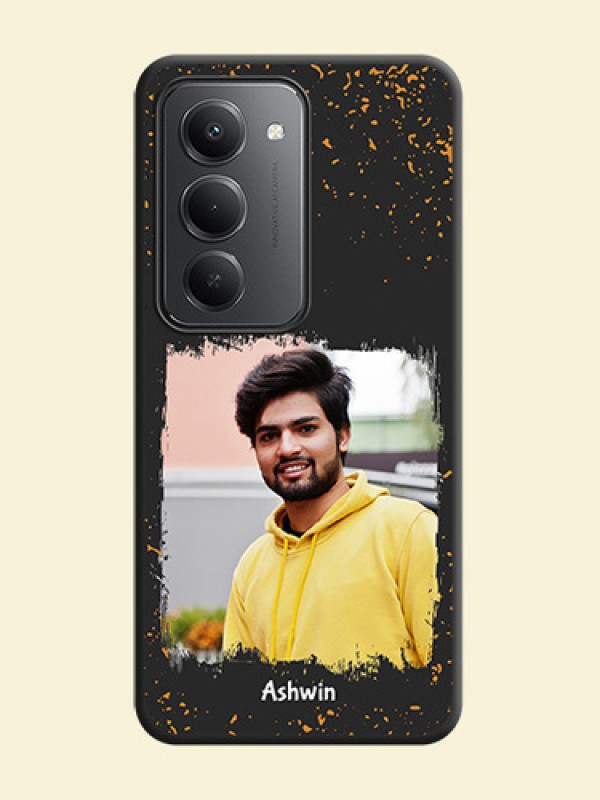 Spray Free Design on Photo On Space Black Custom Soft Matte Mobile Back Cover - Redmi 15 5G