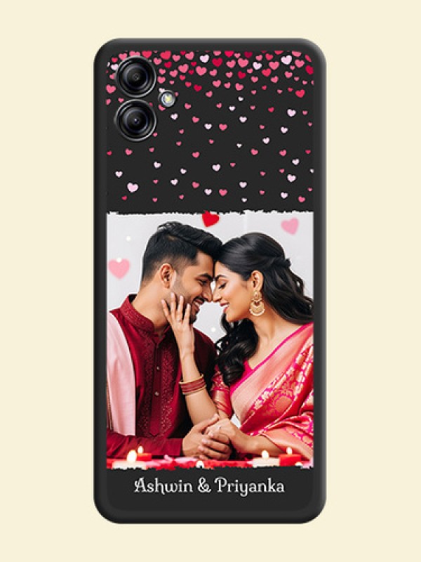 Fall in Love with Your Partner  on Photo on Space Black Soft Matte Phone Cover - Samsung Galaxy A04e