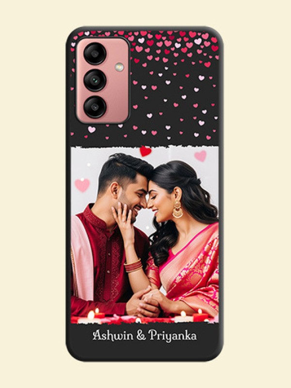 Fall in Love with Your Partner  on Photo on Space Black Soft Matte Phone Cover - Galaxy A04s
