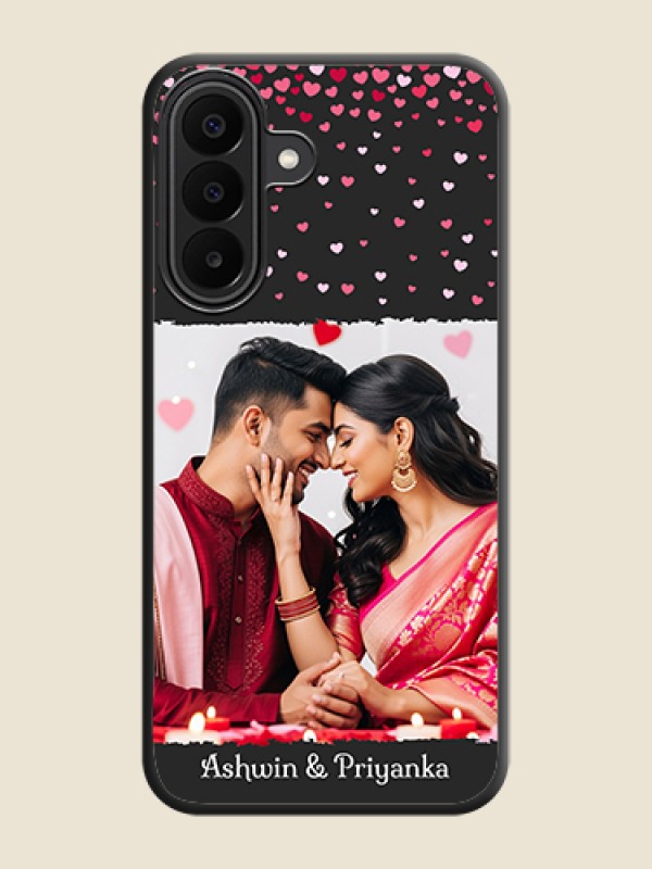 Fall in Love with Your Partner on Photo On Space Black Custom Soft Matte Mobile Back Cover - Samsung Galaxy A27 5G