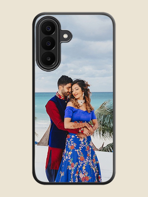 Full Single Pic Upload On Space Black Custom Soft Matte Mobile Back Cover - Samsung Galaxy A27 5G