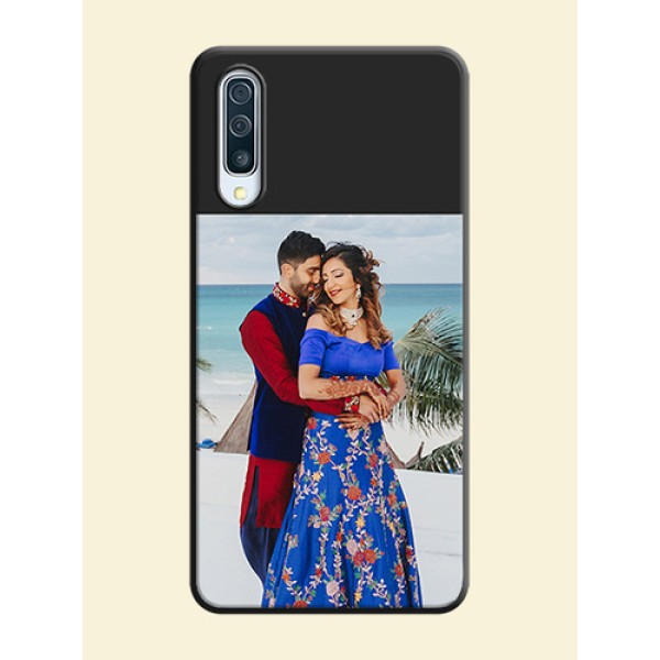 Image Upload With Space Black Color On Custom Soft Matte Mobile Back Cover - Samsung Galaxy A50S Image Upload With Space Black Color On Custom Soft Matte Mobile Back Cover - Samsung Galaxy A50S