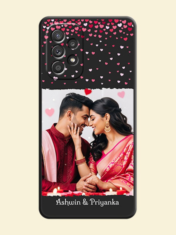 Fall in Love with Your Partner  on Photo on Space Black Soft Matte Phone Cover - Galaxy A52s 5G