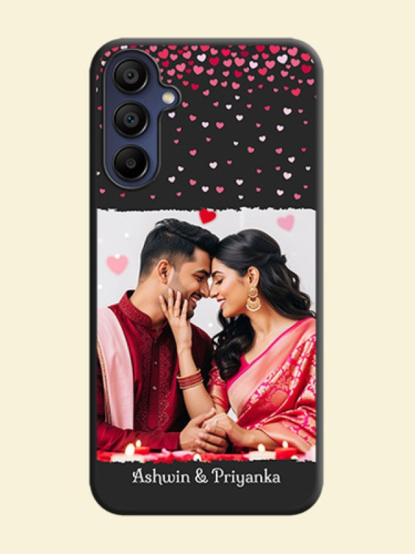 Fall in Love with Your Partner - Photo on Space Black Soft Matte Phone Cover - Galaxy F15 5G