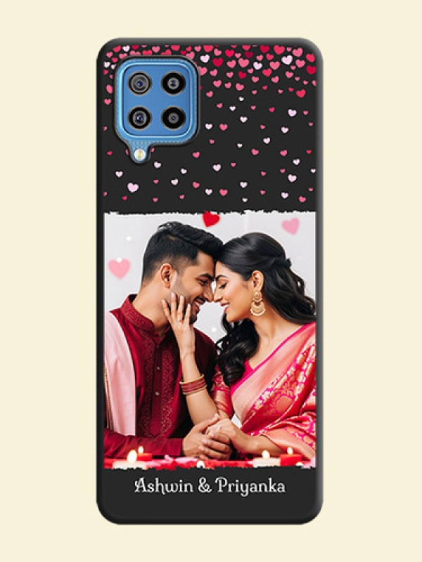 Fall in Love with Your Partner  on Photo on Space Black Soft Matte Phone Cover - Galaxy F22