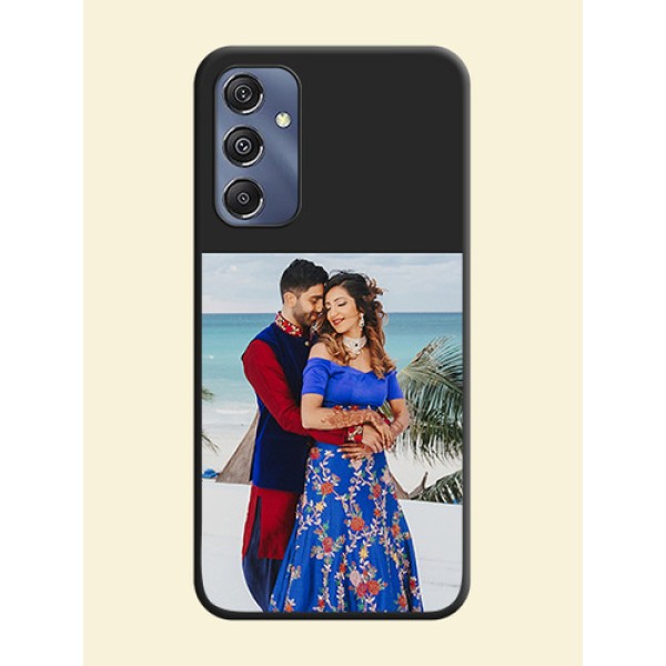 Image Upload With Space Black Color On Custom Soft Matte Mobile Back Cover - Samsung Galaxy F34 5G Image Upload With Space Black Color On Custom Soft Matte Mobile Back Cover - Samsung Galaxy F34 5G