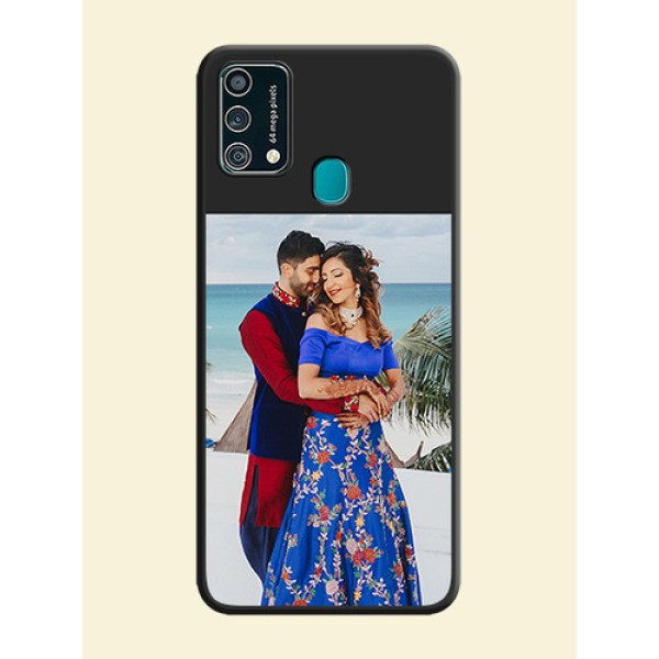 Image Upload With Space Black Color On Custom Soft Matte Mobile Back Cover - Samsung Galaxy F41 Image Upload With Space Black Color On Custom Soft Matte Mobile Back Cover - Samsung Galaxy F41