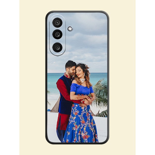 Full Single Pic Upload On Space Black Custom Soft Matte Mobile Back Cover - Samsung Galaxy F56 5G Full Single Pic Upload On Space Black Custom Soft Matte Mobile Back Cover - Samsung Galaxy F56 5G