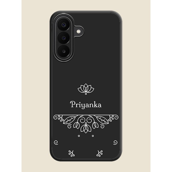 Lotus Garden Custom Text On Space Black Custom Soft Matte Mobile Back Cover - Samsung Galaxy F70 Pro 5G Lotus Garden Custom Text On Space Black Custom Soft Matte Mobile Back Cover - Samsung Galaxy F70 Pro 5G