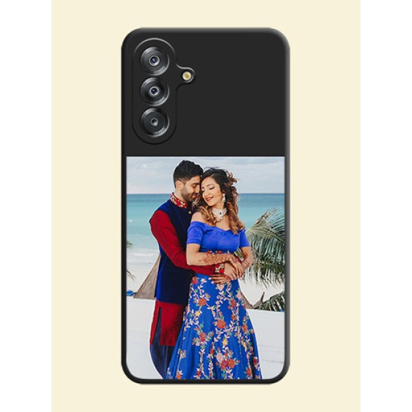 Image Upload With Space Black Color On Custom Soft Matte Mobile Back Cover - Samsung Galaxy M17 5G Image Upload With Space Black Color On Custom Soft Matte Mobile Back Cover - Samsung Galaxy M17 5G