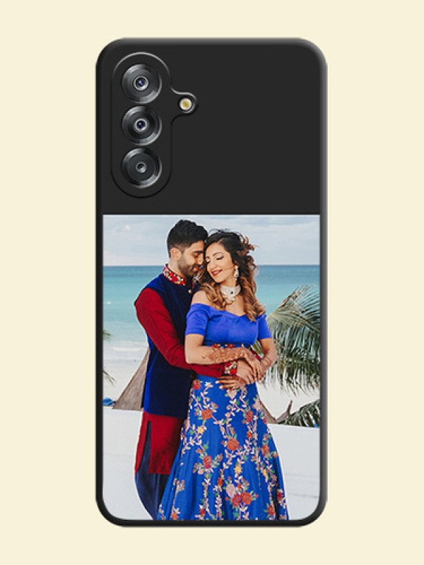 Image Upload With Space Black Color On Custom Soft Matte Mobile Back Cover - Samsung Galaxy M17 5G