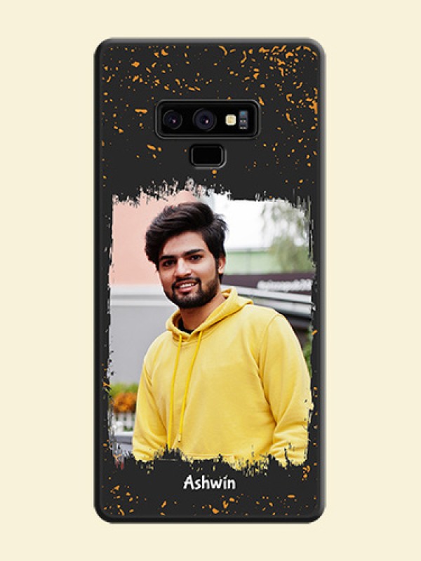 Spray Free Design on Photo on Space Black Soft Matte Phone Cover - Galaxy Note 9