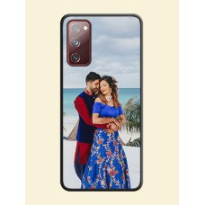Full Single Pic Upload On Space Black Personalized Soft Matte Phone Covers -Samsung Galaxy S20 Fe 5G