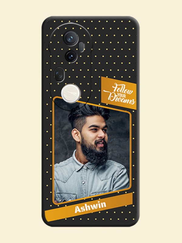 Follow Your Dreams with White Dots On Space Black Custom Soft Matte Mobile Back Cover - Vivo T4 Ultra 5G