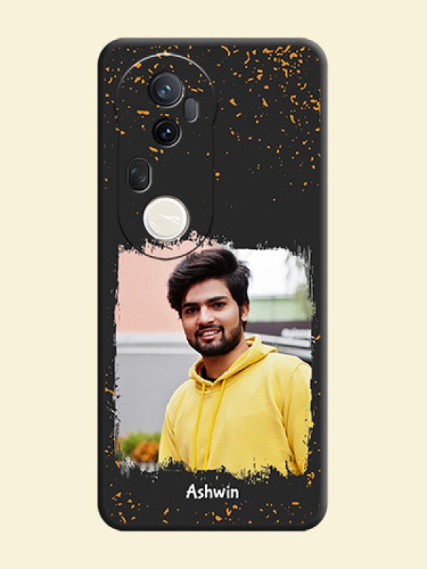 Spray Free Design on Photo On Space Black Custom Soft Matte Mobile Back Cover - Vivo T4 Ultra 5G
