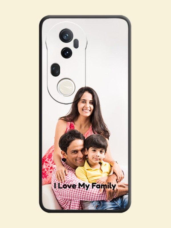 Full Single Pic Upload With Text On Space Black Custom Soft Matte Mobile Back Cover - Vivo T4 Ultra 5G