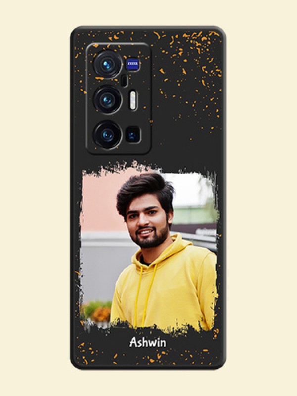 Spray Free Design on Photo on Space Black Soft Matte Phone Cover - Vivo X70 Pro Plus 5G