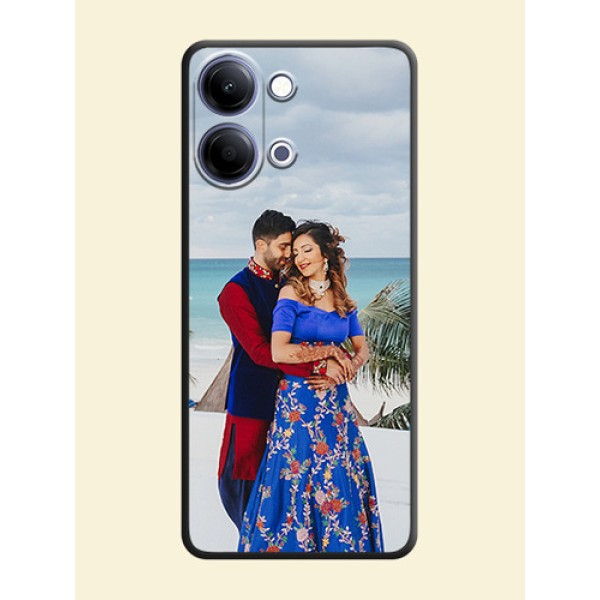 Full Single Pic Upload On Space Black Custom Soft Matte Mobile Back Cover - Vivo Y11 5G Full Single Pic Upload On Space Black Custom Soft Matte Mobile Back Cover - Vivo Y11 5G