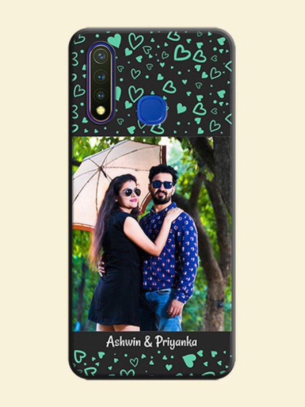 Sea Green Indefinite Love Pattern - Photo on Space Black Soft Matte Mobile Cover - Vivo Y19
