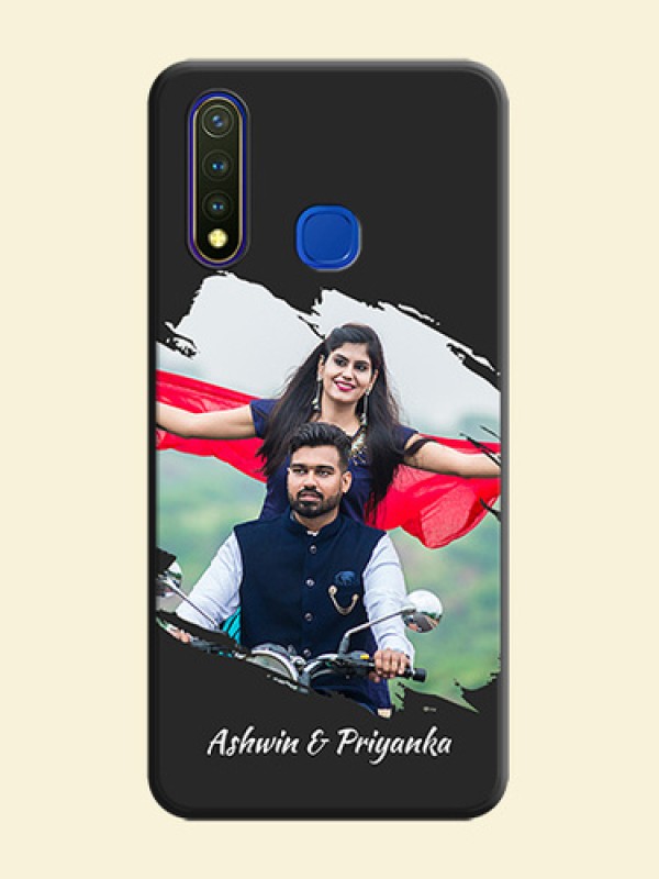Grunge Brush Strokes - Photo on Space Black Soft Matte Back Cover - Vivo Y19