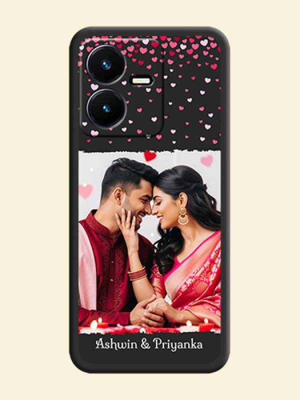 Fall in Love with Your Partner  on Photo on Space Black Soft Matte Phone Cover - Vivo Y22