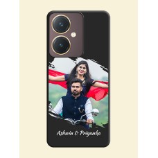 Grunge Brush Strokes - Photo on Space Black Soft Matte Back Cover - Vivo Y27