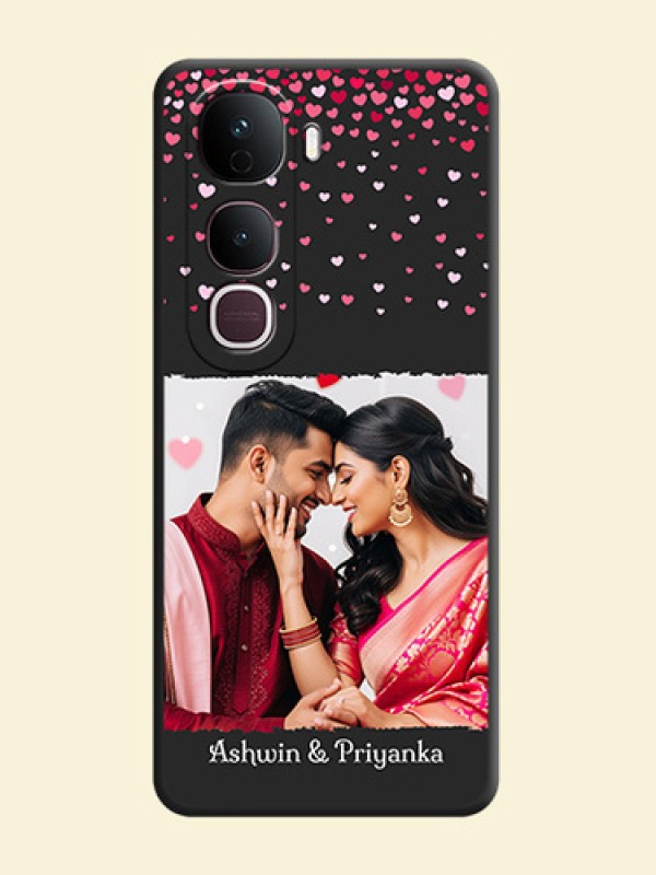 Fall in Love with Your Partner on Photo On Space Black Custom Soft Matte Mobile Back Cover - Vivo Y400 Pro 5G