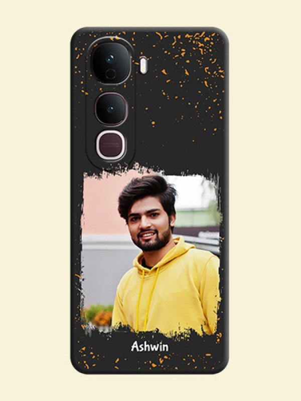 Spray Free Design on Photo On Space Black Custom Soft Matte Mobile Back Cover - Vivo Y400 Pro 5G