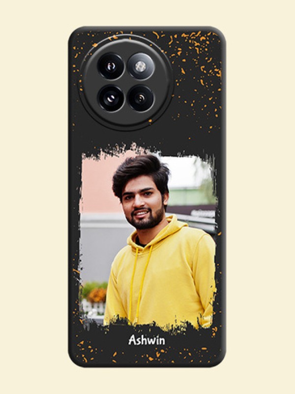 Spray Free Design on Photo On Space Black Custom Soft Matte Mobile Back Cover - Xiaomi 14 Civi