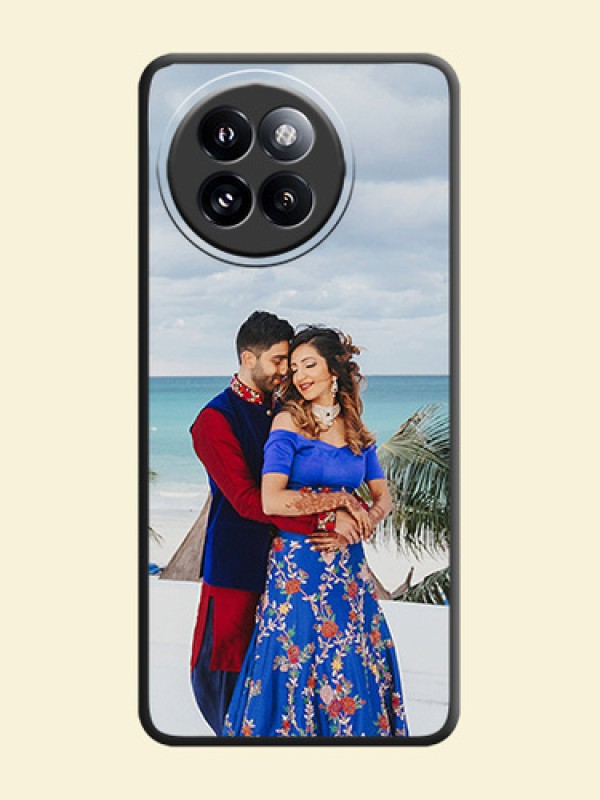 Full Single Pic Upload On Space Black Custom Soft Matte Mobile Back Cover - Xiaomi 14 Civi